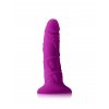 NS Novelties Colors Pleasures Thin 5' Dildo - Purple