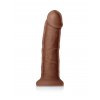 NS Novelties Colors Dual Density 7' Girth Dildo - Brauner Hautton