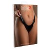 Daring Intimates Naughty Whispers High Waisted Wetlook Panty - Black - M