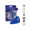 CalExotics Admiral Liquid Silicone Vibrating Perineum Massager & Ring - Blue
