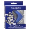 CalExotics Admiral Liquid Silicone Vibrating Perineum Massager & Ring - Blue