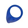 CalExotics Admiral Liquid Silicone Vibrating Perineum Massager & Ring - Blue