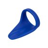 CalExotics Admiral Liquid Silicone Vibrating Perineum Massager & Ring - Blue