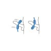 ToyJoy Designer Edition Superhero Couples C-Ring - Blue