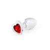 NS Novelties Crystal Desires Red Heart Medium - Red