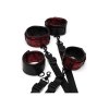 Fifty Shades of Grey Sweet Anticipation Under Mattress Restraint Set - Červená