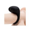 Fifty Shades of Grey Sensation Rechargeable Vibrating Rabbit Love Ring - Czarny