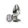 TOYJOY Anal Play Disco Diamond Plug Small - Silver