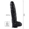 Hidden Desire Extreme Dong XXXL 43cm - Black