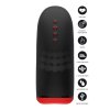 Hidden Desire Fusion X Beaded Tongue Masturbator - Black