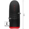Hidden Desire Fusion X Beaded Tongue Masturbator - Black