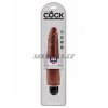 8122 5 pipedream king cock 9 vibr stiffy brown realisticke dildo vibrator