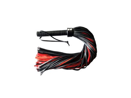 200440 rouge leather handle leather flogger