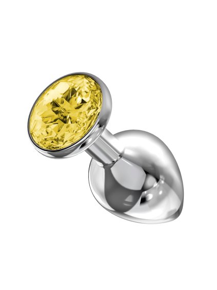 Anální kolík Lola Games Diamond Sparkle Small žlutý (barva Žlutá)