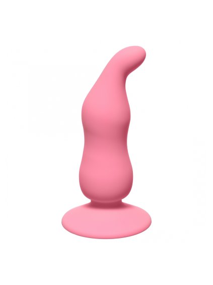 Anální kolík Lola Games First Time Waved Anal Plug růžový
