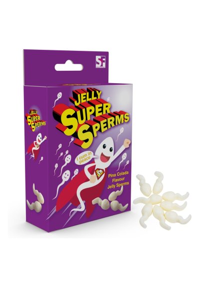 Bonbóny ve tvaru spermie Jelly Super Sperms