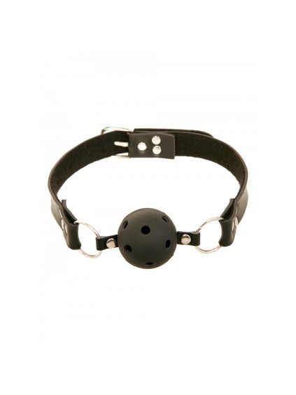 Černý roubík Breathable Ball Gag