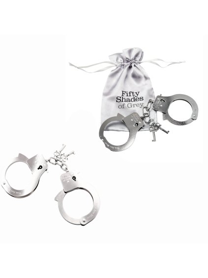 Fifty Shades of Grey - kovová pouta You.Are.Mine.