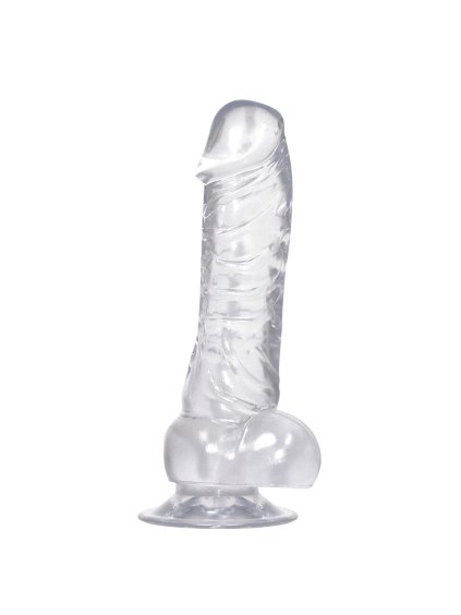 Gelový masturbátor s přísavkou - Crystal Clear