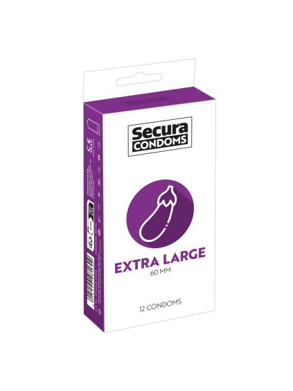 Kondomy Secura Extra Large 12 ks