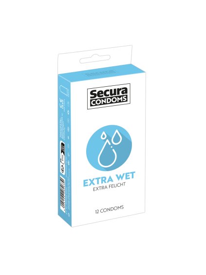 Kondomy Secura Extra Wet 12 ks