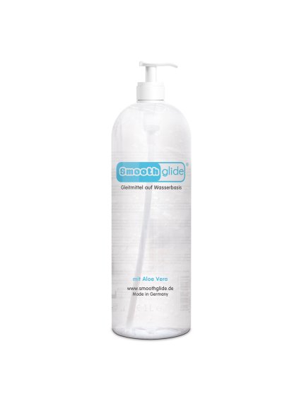 Lubrikační gel Smoothglide Waterbased mit Aloe Vera 1000 ml / 1 Liter