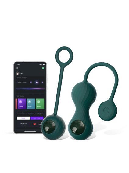 Magic Motion - Crystal Duo Smart Kegel Vibrator with Weight Set
