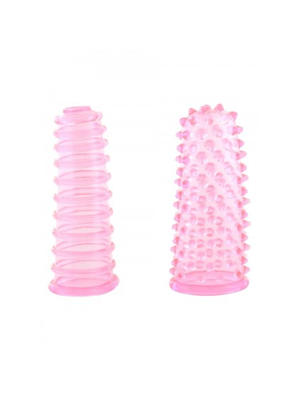 Návleky na prst Soft & Bumpy Lust Fingers Pink