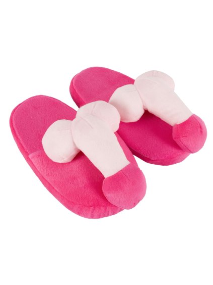 Plyšové pantofle Penispuschen pink
