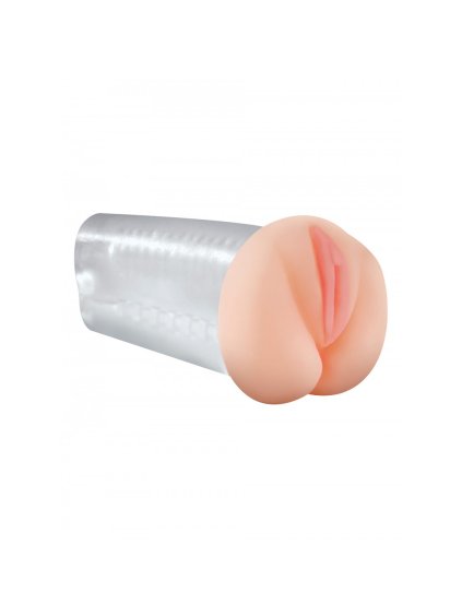 Realistická vagína a zadeček Pipedream Extreme Deluxe See-Thru Stroker