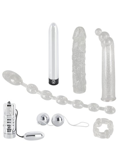 Střibrná erotická sada - Glamour 7-teiliges Set