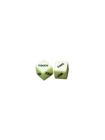 Svítící hrací kostky Dice "Glow-in-the-dark"