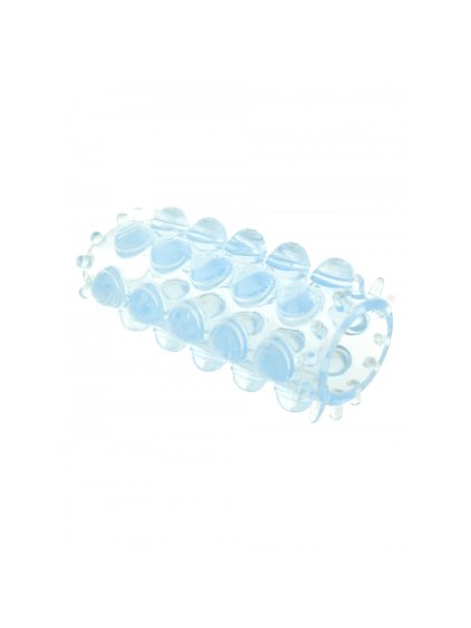 Transparentní návlek na penis s výstupky Super Stretchy Enhancer
