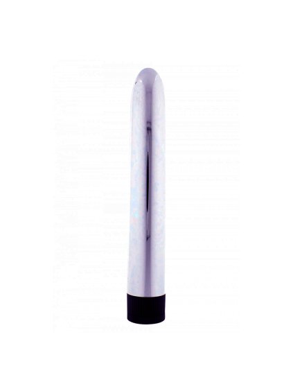 Vibrátor Super Slick stříbrný Super Slick Vibrator Silver