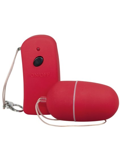 Červené vibrační vajíčko - Lust Control Red