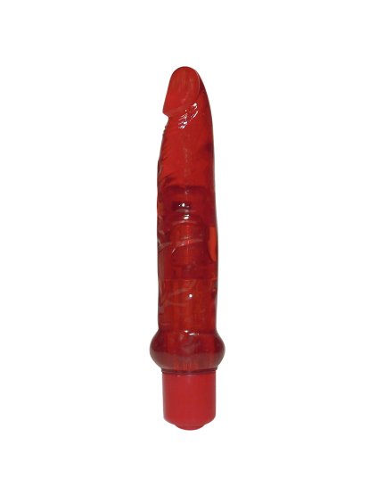Anální realistický vibrátor Bad Kitty Anal Vibe Red