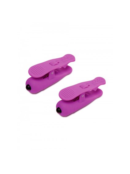 Ff Wireless Vibr Nipple Clamps Purp