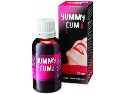 Kapky Yummy Cum pro muže 30ml