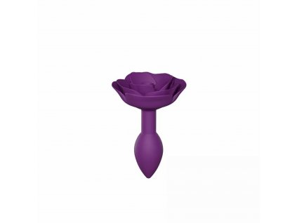 Love To Love Open Rose Butt Plug Size S Purple