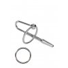 Ouch! Urethral Sounding Metal Plug with Ring