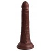 Pipedream King Cock Elite 7 Silicone Dual Density Cock Brown