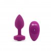 B-Vibe Vibrating Jewel Plug S/M