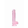 RealRock Crystal Clear 15cm Pink