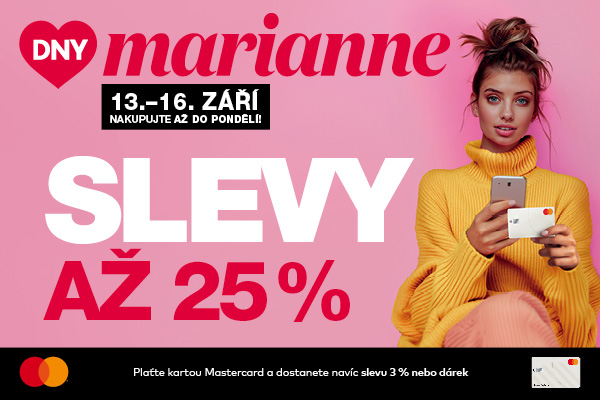 Podzimní Dny Marianne se slevou 25% od pátku 13. 9.