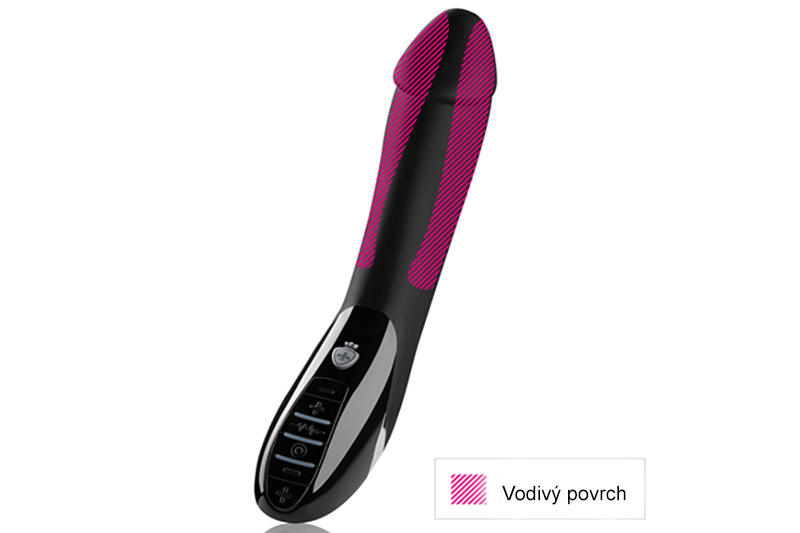 Vodivý povrch elektro vibrátoru Mystim