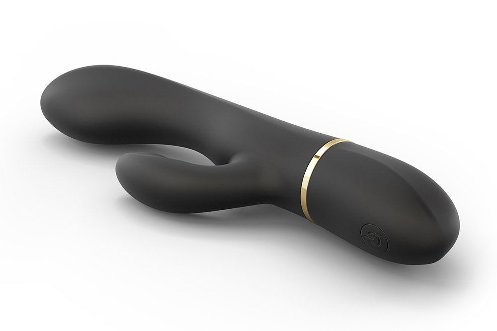 Vibrátor na G bod a klitoris Dorcel Glam Rabbit 21 cm