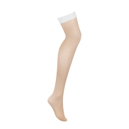 Tělové podvazkové punčochy Obsessive S814 (Velikost S/M)