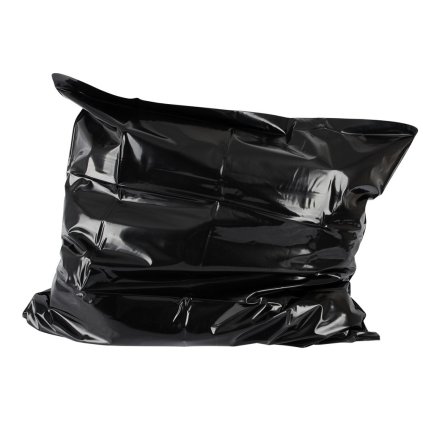 Lakované povlečení na polštář Fetish Collection 80 x 80 cm (Barva Černá)