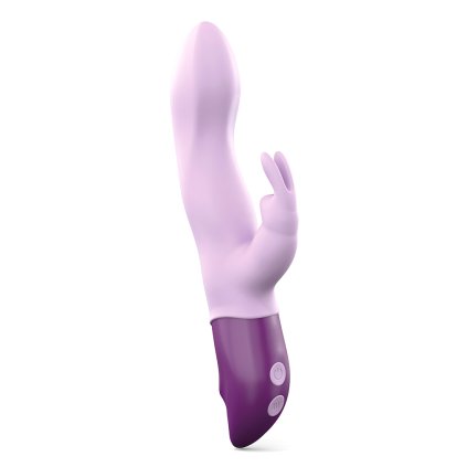 Vibrátor králiček Hello Rabbit 28,5 x Ø 4,5 cm (Barva Fialová)