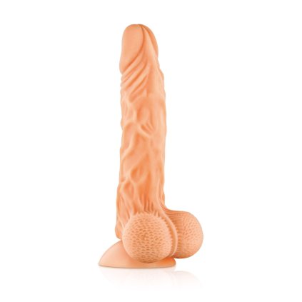 Realistické dildo s přísavkou Real Body (Délka 18.5 cm, Průměr 4 cm)